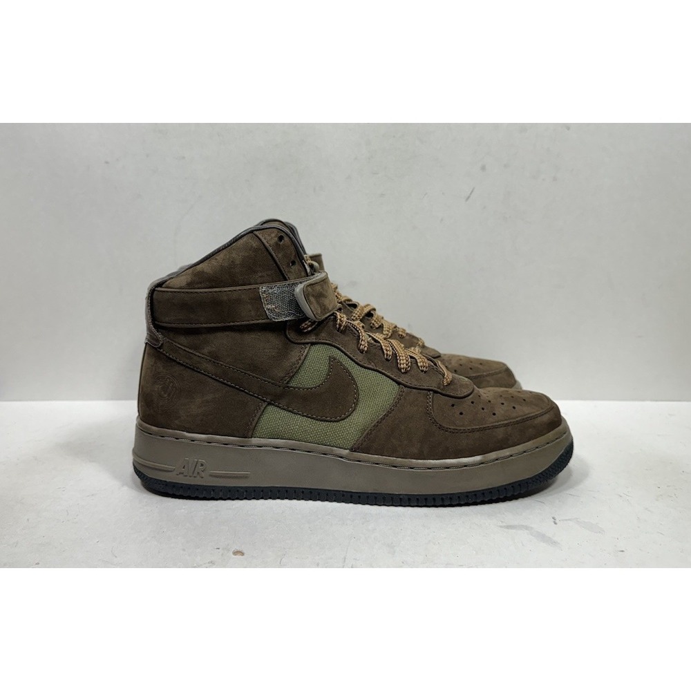 Nike Air Force Hi Bobbito Beef n Broccoli‎ Olive Brown 318431-321 Men's 10 RARE
